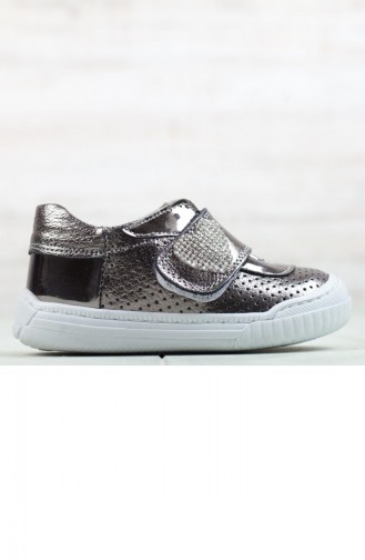 Kız Bebek Ayakkabı A19İyözp00111844 Platin Deri