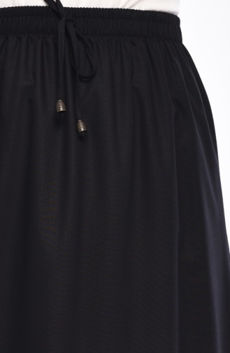 Plated Waist Skirt 1010C-01 Black 1010C-01