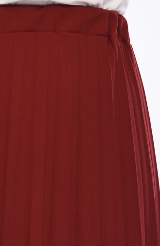 Dark Claret Red Skirt 5224-04