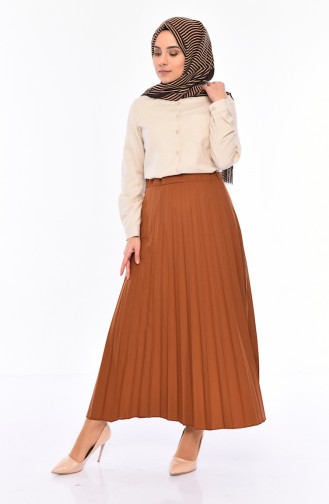 iLMEK Pleated Skirt 5224-08 Taba 5224-08