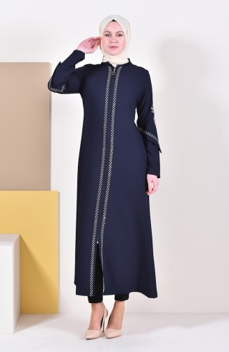 Navy Blue Abaya 61280-03