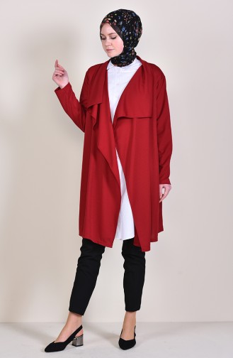 iLMEK Honeycomb Patterned Cape 5251-01 Claret Red 5251-01