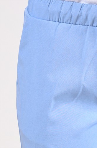 Pantalon avec Poches 1001-07 Bleu Glacé 1001-07