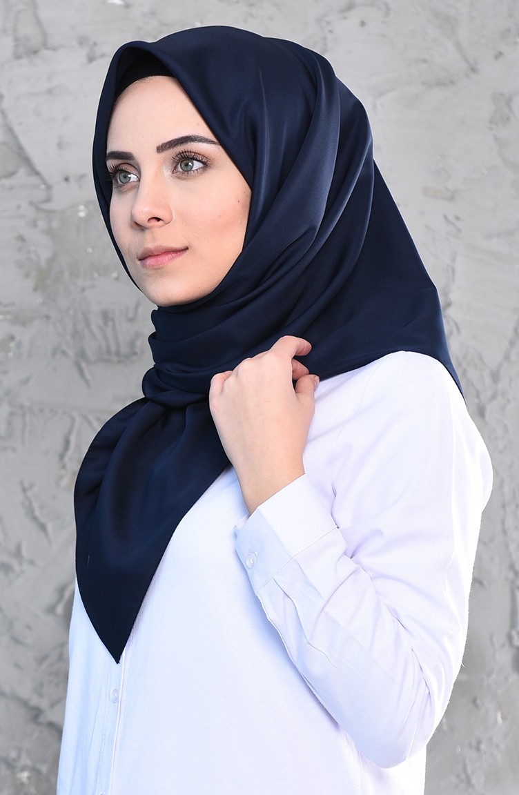 AKER S Twill Shawl  6385-797-921 Navy Blue 6385-797-921