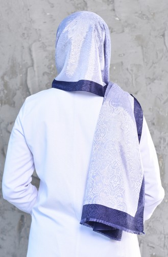 Karaca Monogram Patterned Shawl 90574-20 Lilac Purple 90574-20