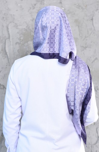 Karaca Monogram Şal Eşarp 90575-13 Lila Açık Mor