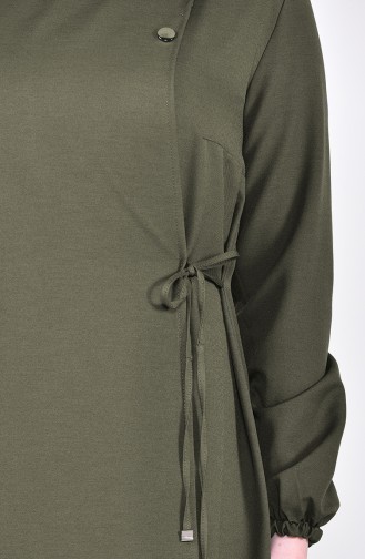 Khaki Abaya 6814-02