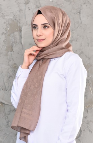 Armine Trend Sude Şal 44028-05 Vizon Taş