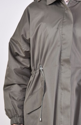 Khaki Trench Coats Models 6795-01