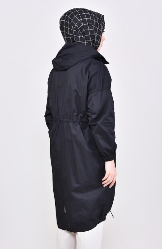 Black Trench Coats Models 6795-05