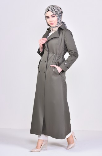 Khaki Trench Coats Models 6796-04