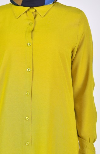 Viscose Slit Tunic 2480-09 Mustard 2480-09