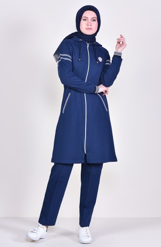 Hooded Tracksuit 1010-02 Navy 1010-02