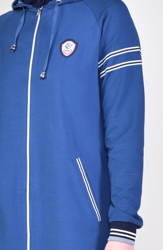 Hooded Tracksuit  1010-03 Indigo 1010-03