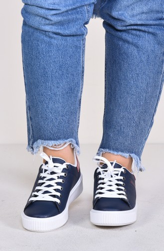 Navy Blue Sneakers 0778-07