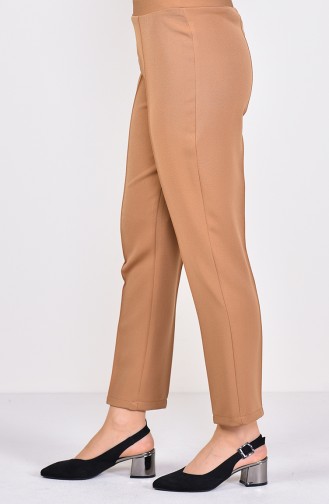 Elastic Straight cuff Pants 1952-03 Camel 1952-03