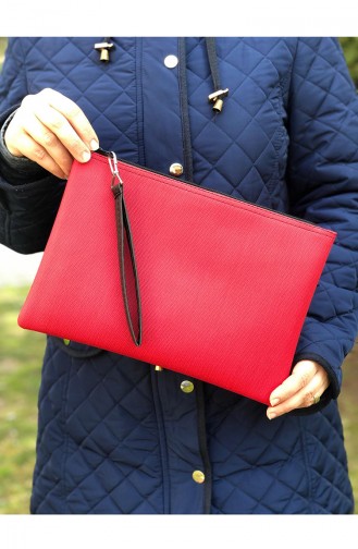 Red Portfolio Hand Bag 12-10