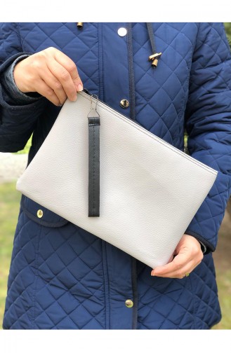 Gray Portfolio Clutch 12-14