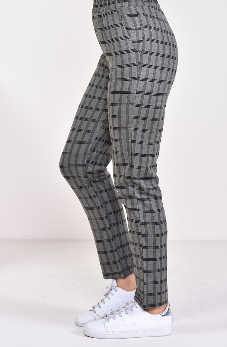 black and grey checkered pants