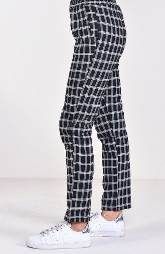 Checkered Pants 1005-05 Black 1005-05