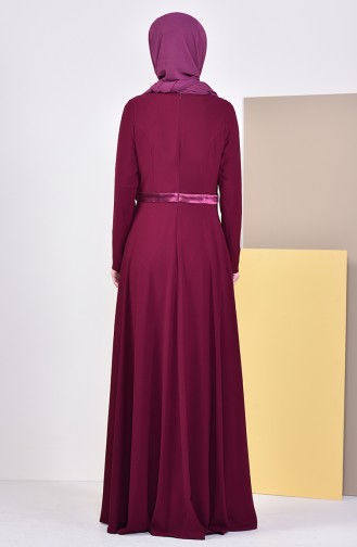 Robe de Soirée 6002-02 Plum Foncé 6002-02