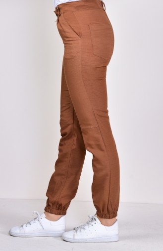 Pantalon avec Poches 2075A-01 Tabac 2075A-01