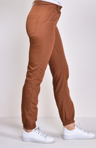 Pantalon avec Poches 2075A-01 Tabac 2075A-01