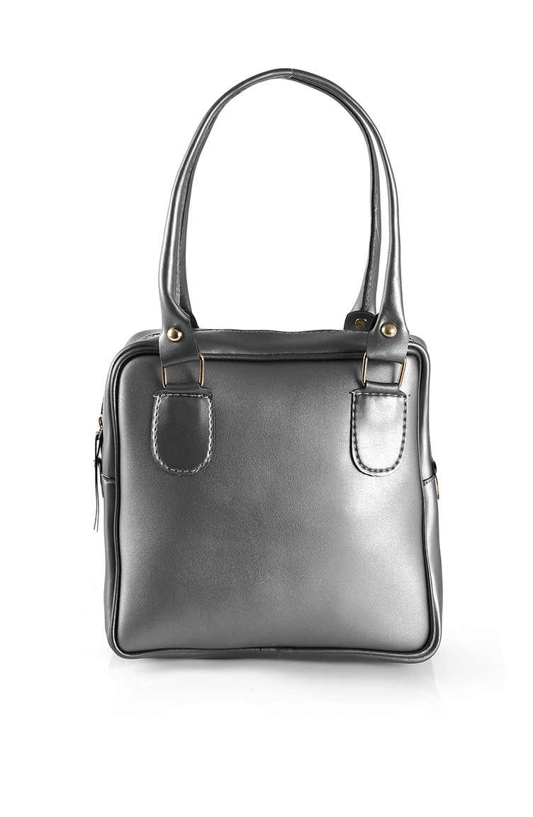 Silver Gray Shoulder Bag 10574GU Sefamerve