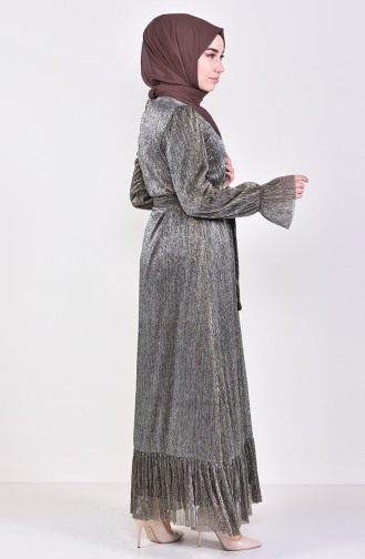 Robe Hijab Couleur Brun 81657-02