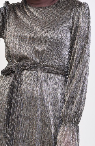 Robe Hijab Couleur Brun 81657-02