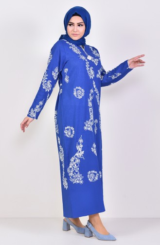 Robe a Motifs 0004-06 İndigo 0004-06