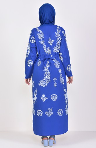 Robe a Motifs 0004-06 İndigo 0004-06