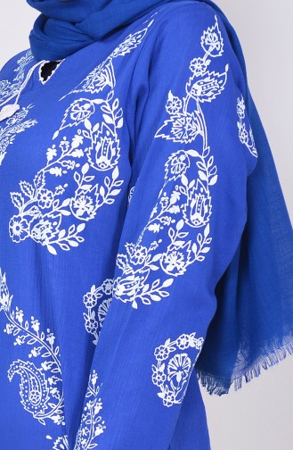 Indigo Hijab Dress 0004-06