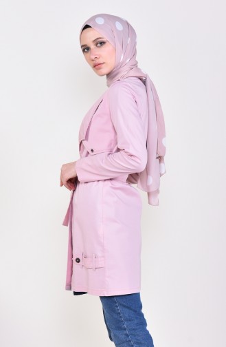 Dusty Rose Trench Coats Models 6051-03