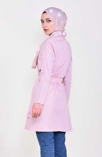 Dusty Rose Trench Coats Models 6051-03