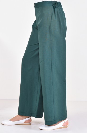 Pantalon Taille élastique 9100A-01 Vert emeraude 9100A-01