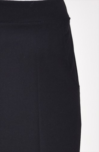 Waist Rubber Trousers 2075A-01 Black 2075A-01