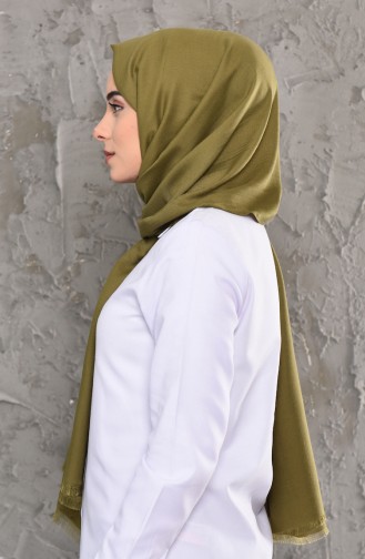 Düz Cotton Şal 19045-21 Haki