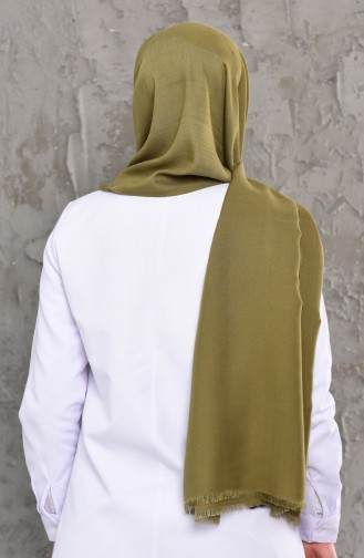 Düz Cotton Şal 19045-21 Haki