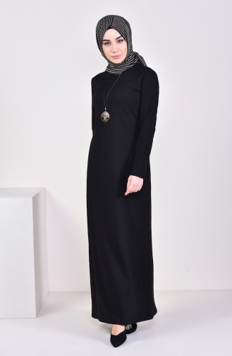 Robe Hijab Noir 2779-06