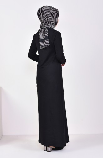 Robe Hijab Noir 2779-06