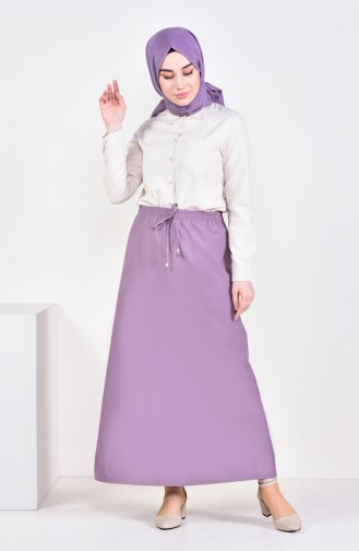Plated Waist Skirt 1001A-06 Lilac 1001A-06