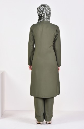 Tunik Pantolon İkili Takım 1197-04 Yeşil