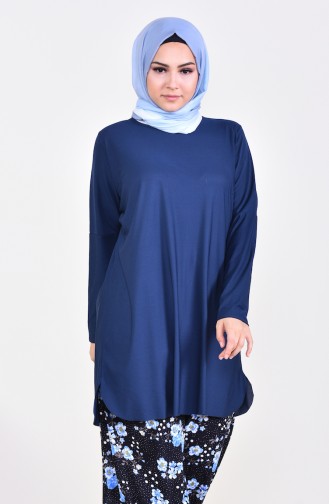 Basic Tunik 0799-05 Lacivert 0799-05