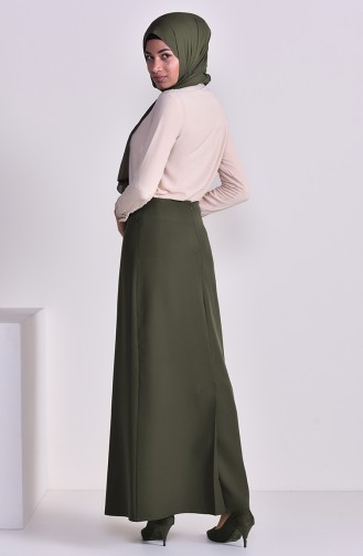 Khaki Skirt 0216-02