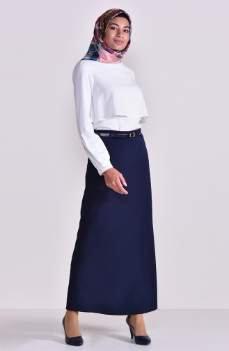 Navy Blue Rok 2204-01