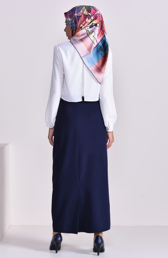 Navy Blue Rok 2204-01