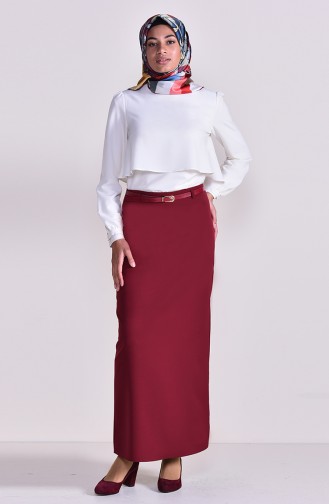 Belt Skirt 2204-04 Bordeaux 2204-04
