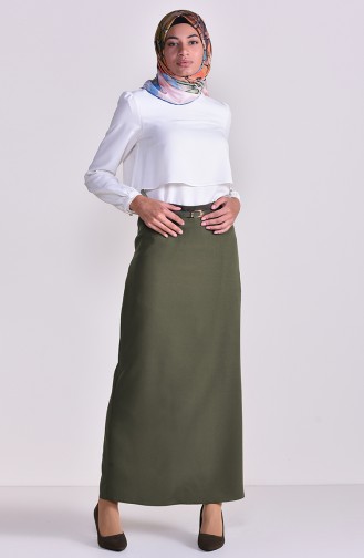 Belt Skirt 2204-05 Khaki 2204-05