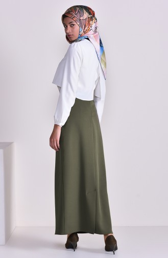 Belt Skirt 2204-05 Khaki 2204-05